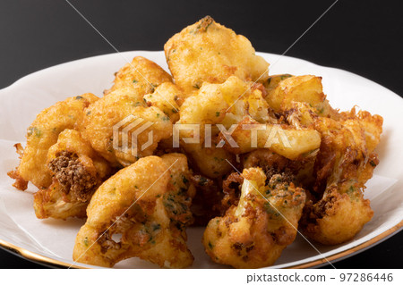 orange cauliflower fritters orange cauliflower fritters 97286446