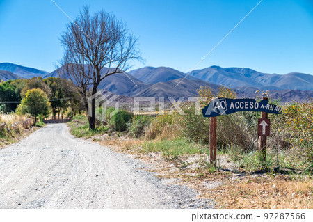 the famous road 40 in the Argentine Andes of South America 97287566