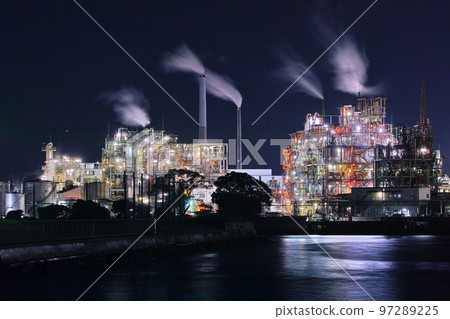 Zhounan factory night view Zhounan factory night view 97289225