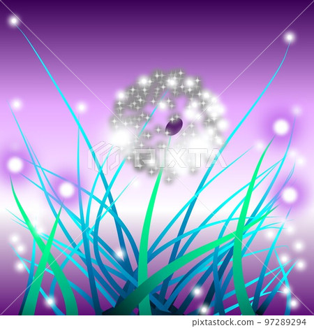 Floral illustration. Fantastic landscape, bright magical colors. Radiant image. Fictional reality. Floral illustration. Fantastic landscape, bright magical colors. Radiant image. Fictional reality. 97289294