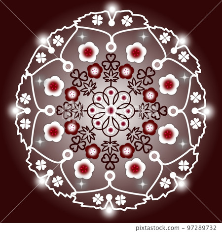 Polar ornament pattern, lace, style and inspiration for embroidery, cyclic drawing picture. Polar ornament pattern, lace, style and inspiration for embroidery, cyclic drawing picture. 97289732