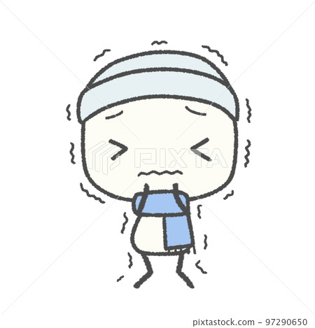 簡單可愛的火柴人最適合冬天:寒冷 簡單可愛的火柴人最適合冬天:寒冷 97290650