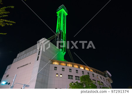 Tower Hall Funabori at night in Edogawa Ward, Tokyo Tower Hall Funabori at night in Edogawa Ward, Tokyo 97291374