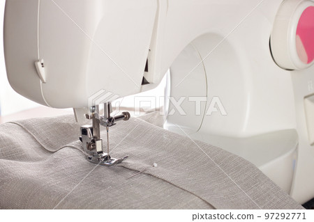 The modern sewing machine and item of clothing The modern sewing machine and item of clothing 97292771