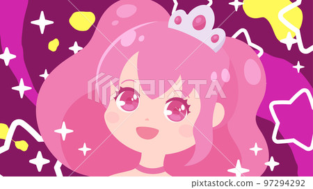 閃閃發光的公主插圖_16:9 97294292