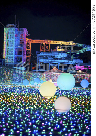 Amusement park illumination Yomiuri Land Jewel Illumination Amusement park illumination Yomiuri Land Jewel Illumination 97294658