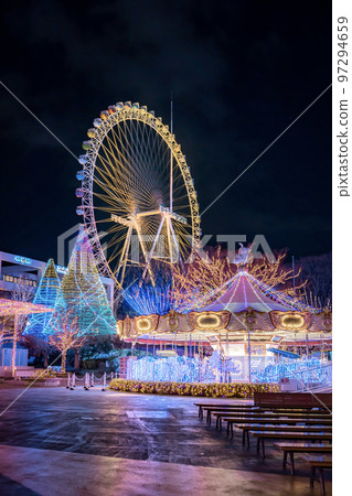 Amusement park illumination Yomiuri Land Jewel Illumination Amusement park illumination Yomiuri Land Jewel Illumination 97294659