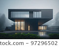 3d rendering of modern cozy house, 3d illustration 97296502