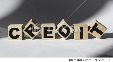 loan word on financial business wooden blocks on a white background loan word on financial business wooden blocks on a white background 97296997