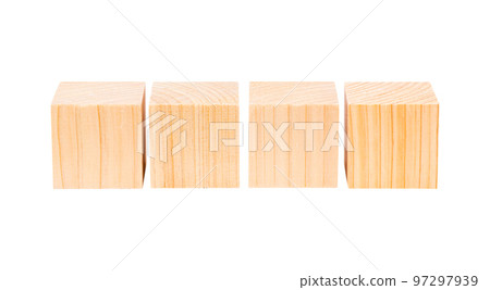 積木_積木_木_柏木_4塊_4塊（白底） 97297939