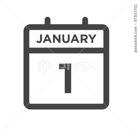 January 1 Calendar Day or Calender Date for Deadlines or Appointment 97303702