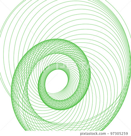 Green Swirls Swash Logo Ornament Designs 97305259