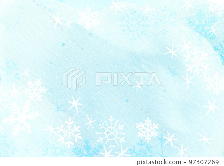 Simple background with light snow pattern Simple background with light snow pattern 97307269
