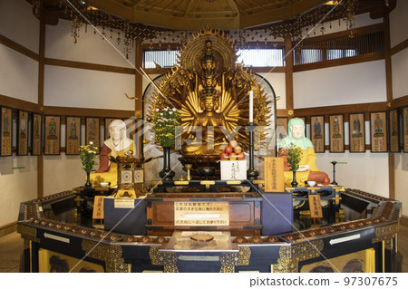 Hiei Enryaku-ji Temple Manhai-do Thousand Armed Kannon Hiei Enryaku-ji Temple Manhai-do Thousand Armed Kannon 97307675