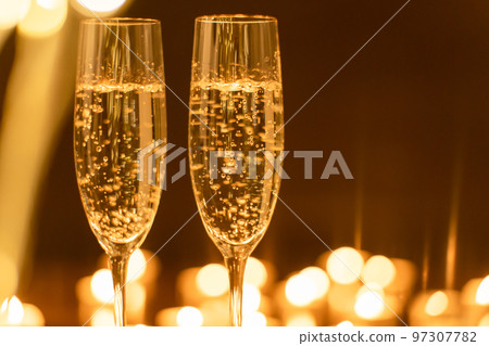 champagne candle champagne candle 97307782