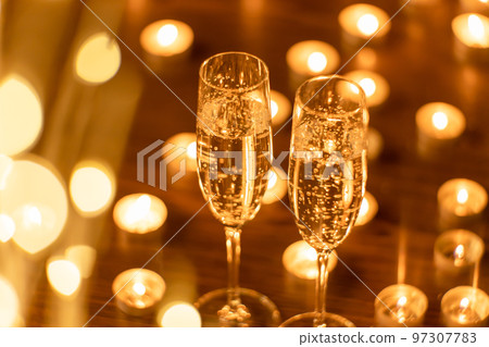 champagne candle champagne candle 97307783
