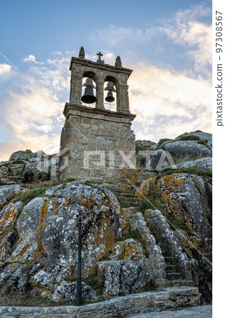 Summit of mount Corpino, Muxia, Coast of Death, La Coruna, Galicia, Spain 97308567