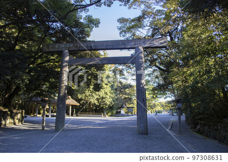 Ise Grand Shrine Inner Shrine Torii Ise Grand Shrine Inner Shrine Torii 97308631