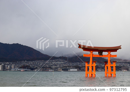 Miyajima Itsukushima Shrine Otorii after major renovation Miyajima Itsukushima Shrine Otorii after major renovation 97312795