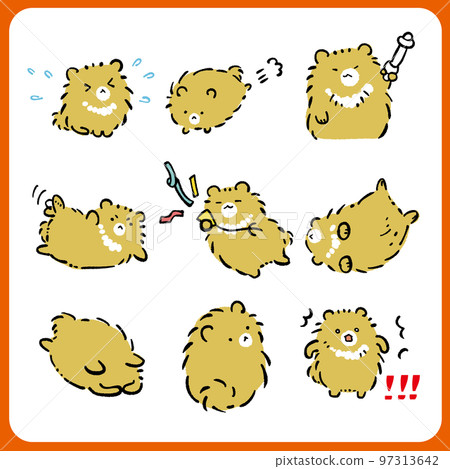 博美犬面部表情圖 02 97313642