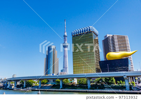 [東京的都市風景] 淺草周邊的都市風景 97313932