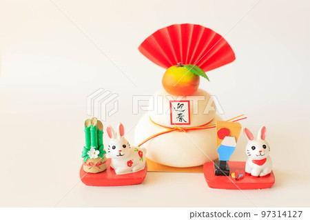 加賀麻糬和兔年的新年形象 97314127