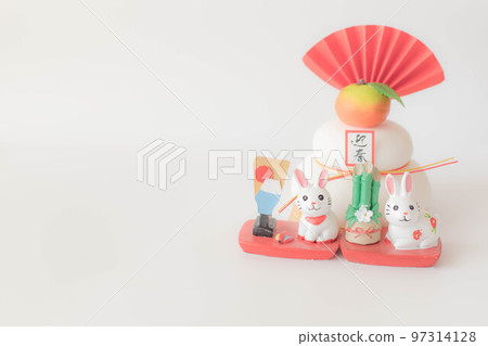 加賀麻糬和兔年的新年形象 97314128