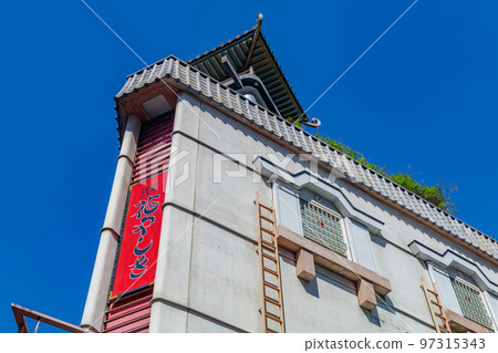 [東京的都市風景] 淺草花屋敷周邊的都市風景 97315343