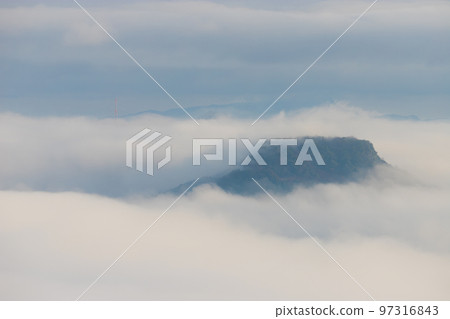A sea of clouds from Mt. Kusu in Oita Prefecture [March] 97316843