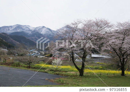 Higashi Chichibu Village Togenkyo with Remnants of Snow 97316855