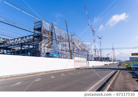 全球最大半導體代工企業台積電(TSMC)最新施工現場(2022年12月)熊本縣菊代町 全球最大半導體代工企業台積電(TSMC)最新施工現場(2022年12月)熊本縣菊代町 97317530