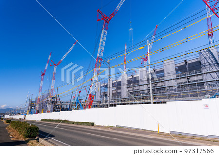 The latest construction scene of Taiwan Semiconductor Manufacturing Co., Ltd. (TSMC), the world's largest semiconductor contract manufacturing company (December 2022) Kikuyo Town, Kumamoto Prefecture 97317566