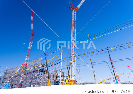 全球最大半導體代工企業台積電（TSMC）最新施工現場（2022年12月）熊本縣菊代町 97317649