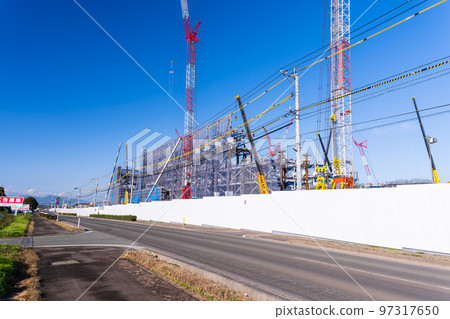 全球最大半導體代工企業台積電（TSMC）最新施工現場（2022年12月）熊本縣菊代町 97317650