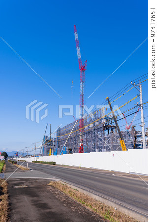 全球最大半導體代工企業台積電（TSMC）最新施工現場（2022年12月）熊本縣菊代町 97317651