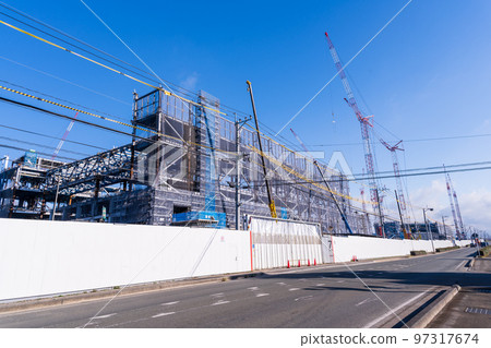 Taiwan Semiconductor Manufacturing (TSMC) latest construction scene (December 2022) Kikuyo Town, Kumamoto Prefecture 97317674