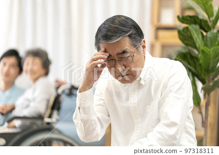 老人擔心護理 97318311