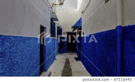 dead end in the historical district of Rabat 97318445