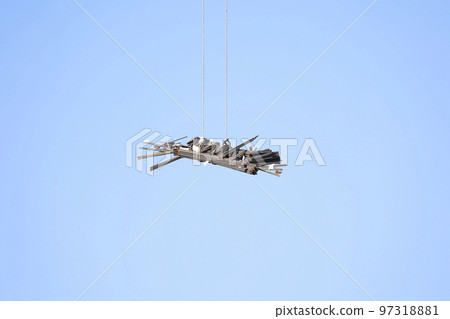 Construction site crane 97318881