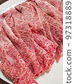 Marbled Matsusaka beef loin for sukiyaki 97318889