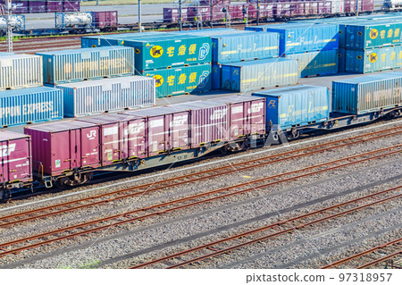 [Urban scenery of Tokyo] Sumidagawa Station (freight station) 97318957