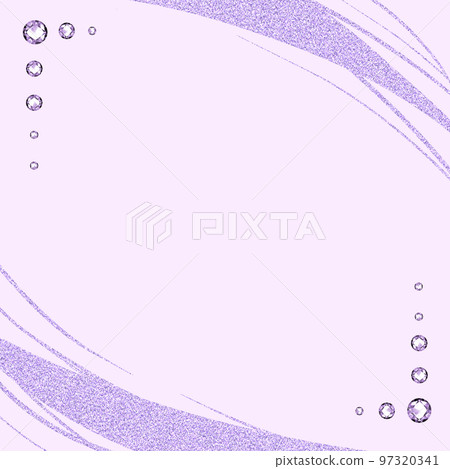 Stylish glitter line frame material 97320341