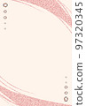Stylish glitter line frame material 97320345
