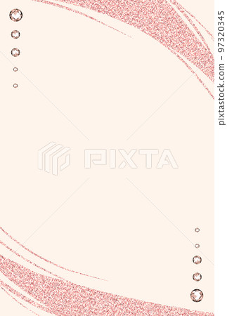 Stylish glitter line frame material 97320345