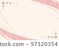 Stylish glitter line frame material 97320354