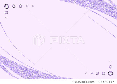 Stylish glitter line frame material 97320357