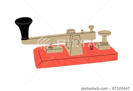 Old Telegraph Machine 97320447
