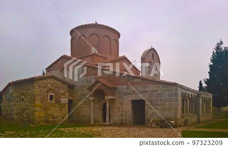 Extrior view to Church of Saint Mary in Apollonia, Fier, Albania 97323209