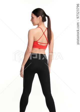 Beautiful young asian sport woman with sportswear ready for exercise on white background, Advertising sportswear and yoga wear, Healthy lifestyle, sport. Beautiful young asian sport woman with sportswear ready for exercise on white background, Advertising sportswear and yoga wear, Healthy lifestyle, sport. 97323796