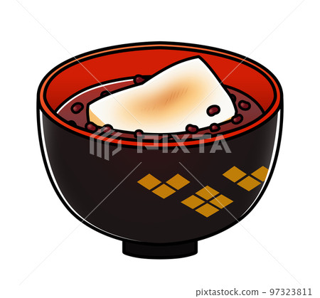 Shiruko illustration material Shiruko illustration material 97323811
